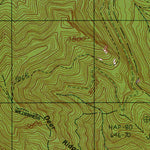 Western Michigan University WA-Tyler Peak: Authoritative US Topos 1990 digital map