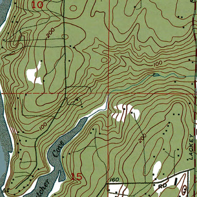Western Michigan University WA-Vaughn: Authoritative US Topos 1953 digital map