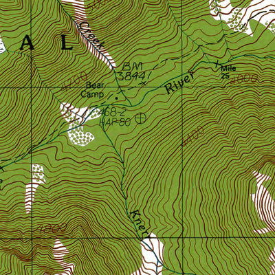 Western Michigan University WA-Wellesley Peak: Authoritative US Topos 1990 digital map