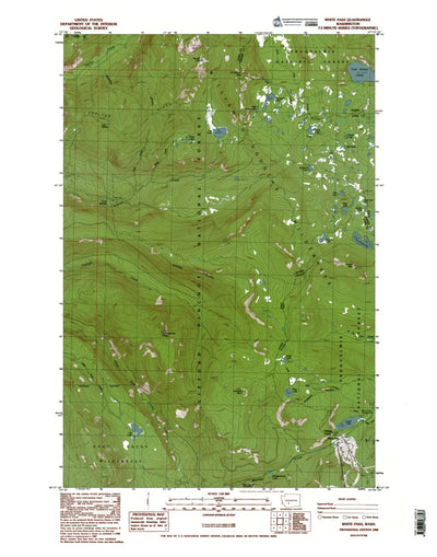 Western Michigan University WA-White Pass: Authoritative US Topos 1988 digital map