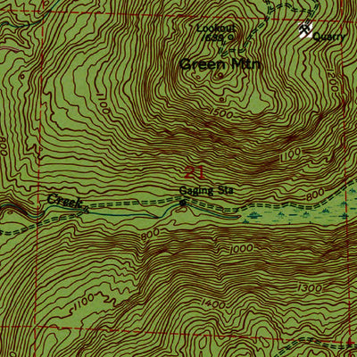 Western Michigan University WA-Wildcat Lake: Authoritative US Topos 1953 digital map