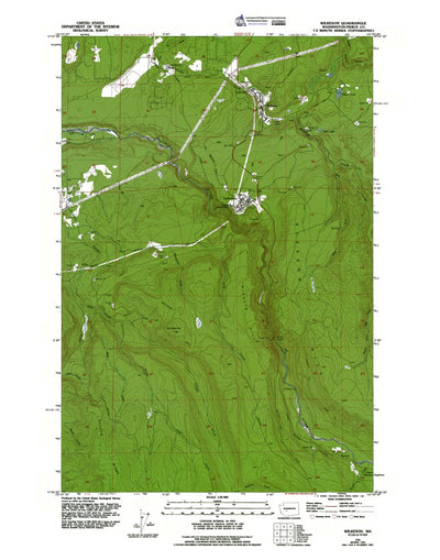 Western Michigan University WA-Wilkeson: Authoritative US Topos 1956 digital map