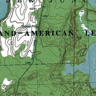 Western Michigan University WI-Boulder Junction: Authoritative US Topos 1981 digital map