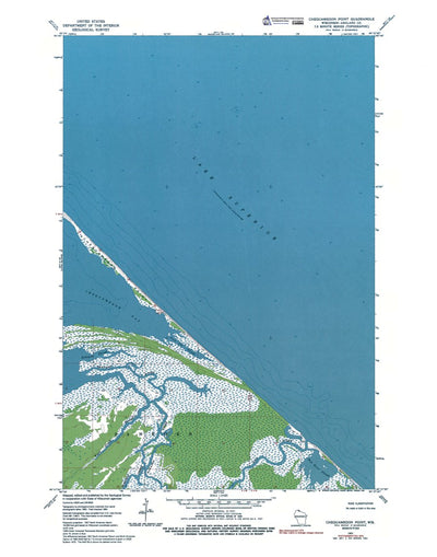 Western Michigan University WI-Chequamegon Point: Authoritative US Topos 1964 digital map