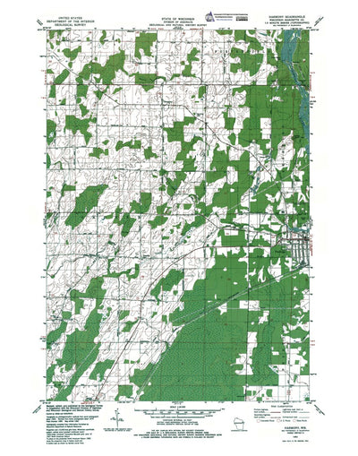 Western Michigan University WI-Harmony: Authoritative US Topos 1982 digital map