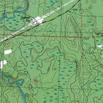 Western Michigan University WI-Hay Creek Flowage: Authoritative US Topos 1984 digital map