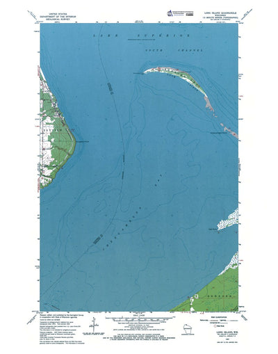 Western Michigan University WI-Long Island: Authoritative US Topos 1964 digital map
