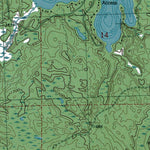Western Michigan University WI-Papoose Lake: Authoritative US Topos 1981 digital map