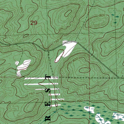 Western Michigan University WI-Pioneer Lake: Authoritative US Topos 1981 digital map