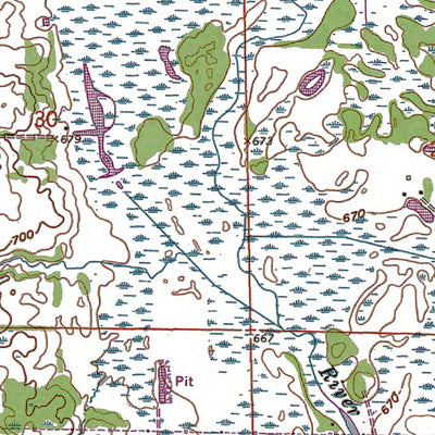 Western Michigan University WI-Pleasant Prairie: Authoritative US Topos 1958 digital map