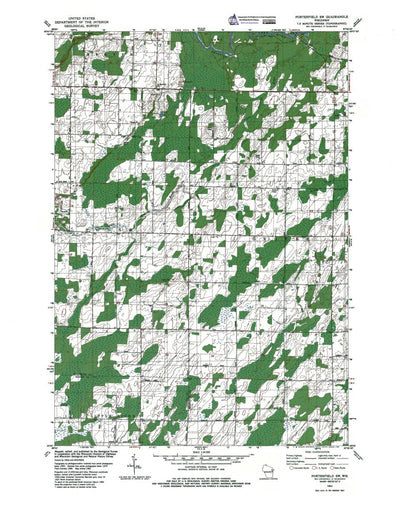 Western Michigan University WI-Porterfield SW: Authoritative US Topos 1982 digital map