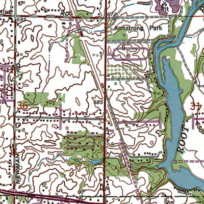 Western Michigan University WI-Racine North: Authoritative US Topos 1958 digital map