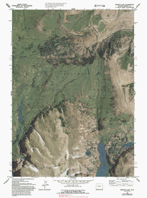 Western Michigan University WY-SIMPSON LAKE: GeoChange 1973-2012 digital map