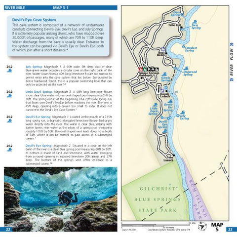Wild Water Maps Map 05-1 - Ichetucknee and Santa Fe Rivers bundle exclusive