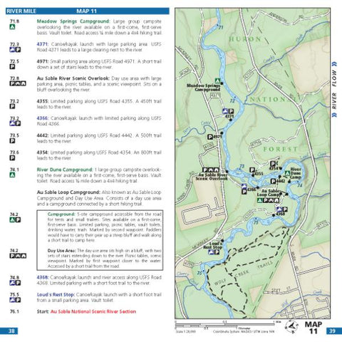 Wild Water Maps Map 11 - Au Sable River bundle exclusive
