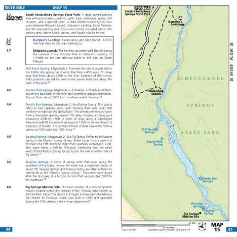 Wild Water Maps Map 15 - Ichetucknee and Santa Fe Rivers bundle exclusive