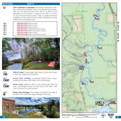 Wild Water Maps Map 17 - Au Sable River bundle exclusive