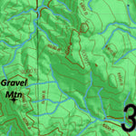 Wyoming HuntData LLC Wy Moose 14 Hybrid Hunting Map digital map