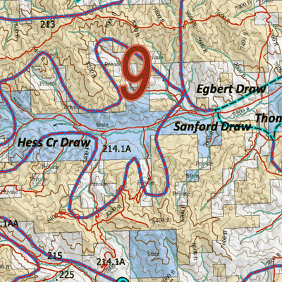 Wyoming HuntData LLC Wy Moose 9 Hybrid Hunting Map 2021 digital map