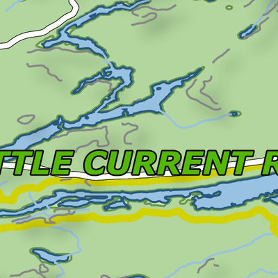 Xavier Maps Ontario Nature Reserve: Little Current River Map Bundle bundle