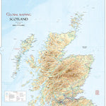 XYZ Maps Scotland Physical iMap digital map