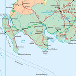 XYZ Maps XYZ British Isles Political Road iMap digital map