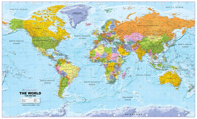 XYZ Maps XYZ Huge World Political iMap 1:20m Scale - 2019 digital map