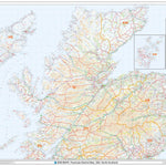 XYZ Maps XYZ Postcode District Map - (D6) - North Scotland digital map
