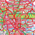 XYZ Maps XYZ Postcode Sector Map - (G11) - Nottingham NG digital map