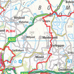XYZ Maps XYZ Postcode Sector Map - (S1) - SW England. digital map