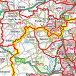 XYZ Maps XYZ Postcode Sector Map - (S10) - West Midlands digital map