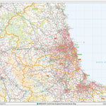XYZ Maps XYZ Postcode Sector Map - (S16) - NE England digital map