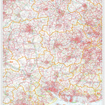 XYZ Maps XYZ Postcode Sector Map - (S3) - Central Southern England digital map