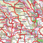 XYZ Maps XYZ Postcode Sector Map - (S5) - South Wales digital map