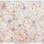 XYZ Maps XYZ Postcode Sector Map - (S7) - East Midlands digital map