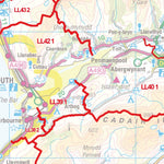 XYZ Maps XYZ Postcode Sector Map - (S9) - North Wales digital map