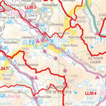 XYZ Maps XYZ Postcode Sector Map - (S9) - North Wales digital map