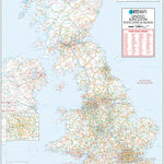 XYZ Maps XYZ UK Postcode Areas & Roads - (AR5) digital map
