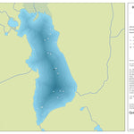 Zecs Québec Carte bathymétrique du deuxième lac des Marais de la zec Lac-au-Sable (2023) digital map
