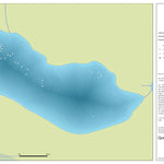 Zecs Québec Carte bathymétrique du lac à Barry de la zec Forestville (2023) digital map