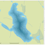 Zecs Québec Carte bathymétrique du lac à Maxime de la zec Forestville (2023) digital map