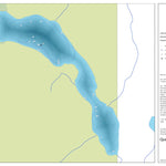 Zecs Québec Carte bathymétrique du lac Ango de la zec Owen (2023) digital map
