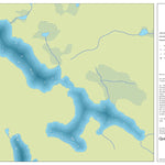 Zecs Québec Carte bathymétrique du lac Balance de la zec Kipawa (2023) digital map