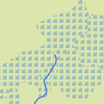 Zecs Québec Carte bathymétrique du lac Biard de la zec Borgia (2023) digital map