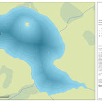 Zecs Québec Carte bathymétrique du lac Bronson de la zec Kipawa (2023) digital map