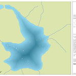 Zecs Québec Carte bathymétrique du lac Burn de la zec Varin (2023) digital map