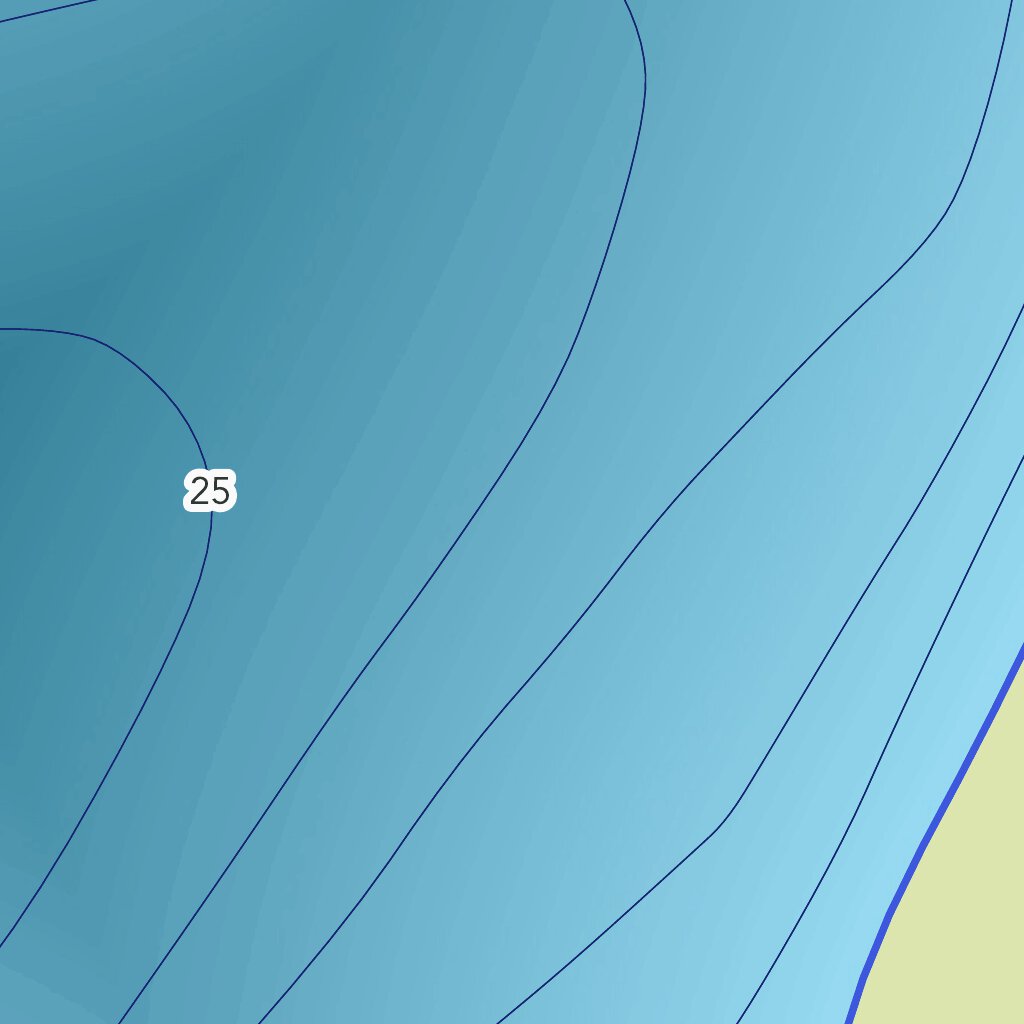 Carte bathymétrique du lac Clara de la zec ChapeaudePaille (2023) Map