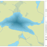 Zecs Québec Carte bathymétrique du lac Collin de la zec Collin (2023) digital map