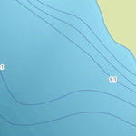 Zecs Québec Carte bathymétrique du lac Crystal de la zec Nymphes (2023) digital map