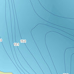 Zecs Québec Carte bathymétrique du lac Crystal de la zec Nymphes (2023) digital map